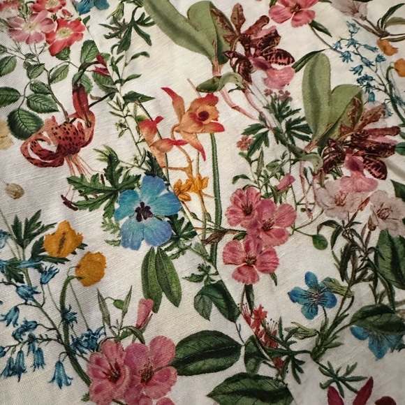 & OTHER STORIES
Floral Square Neck Puff Sleeve Linen Blend Dress Botanical Print - Picture 3 of 9